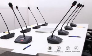 wireless delegate conferencing system