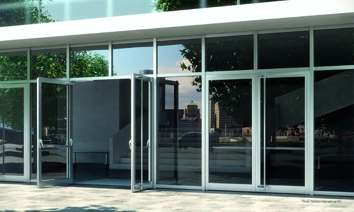 glass automatic sliding door installation Nigeria