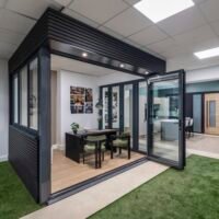 Nigeria automatic sliding door showroom