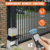 Automatic Swing Gate Opener with 2 Remote Control