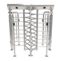 Single Lane Full Height Turnstile Gate - 304 Stainless Steel