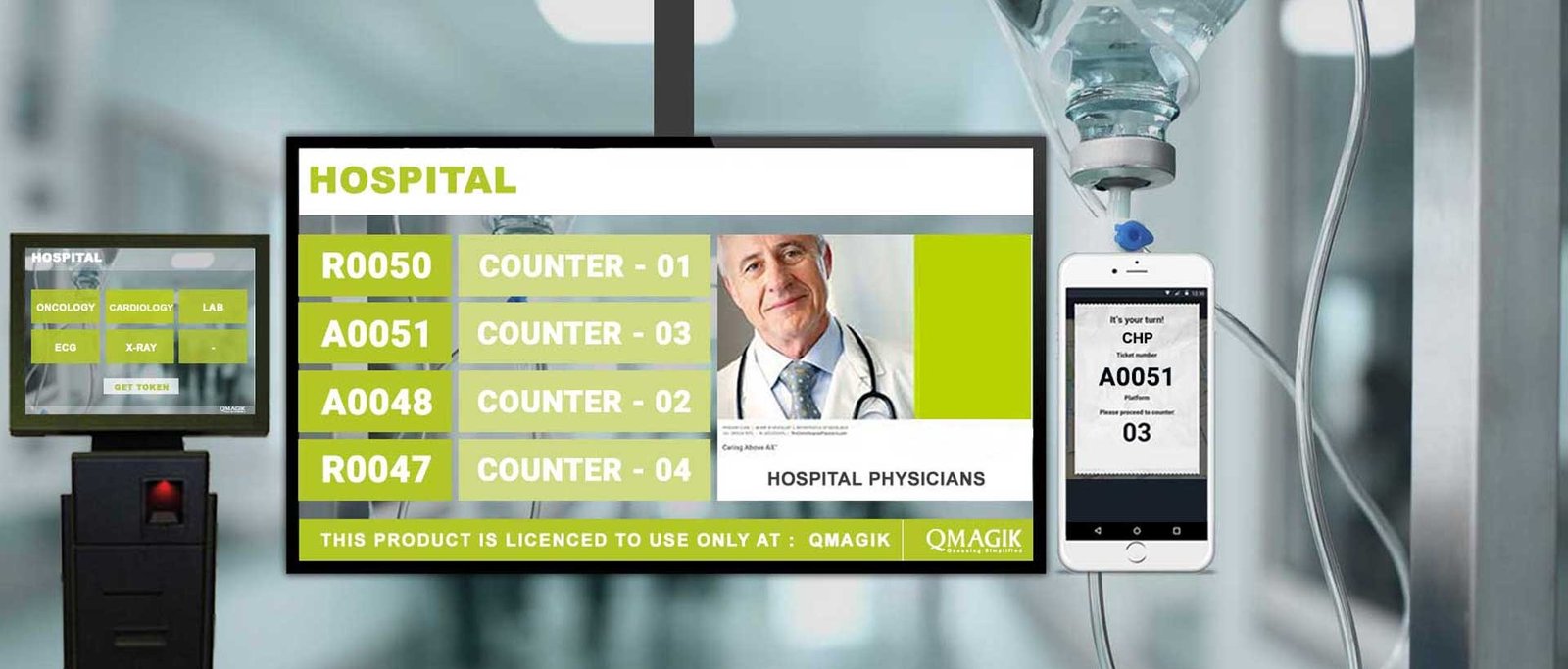 Touchscreen Queue Management System Nigeria