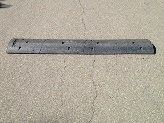 10 ft. rubber speed bumps
