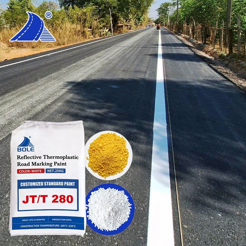 Thermoplastic Road Marking Paint Application Services Lagos