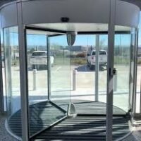 Automatic Revolving Door for Office Towers in Nigeria