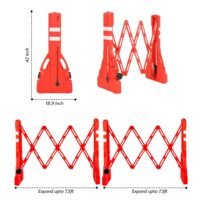 Expandable Plastic Traffic Road Safety Barricade for Road Safety Nigeria