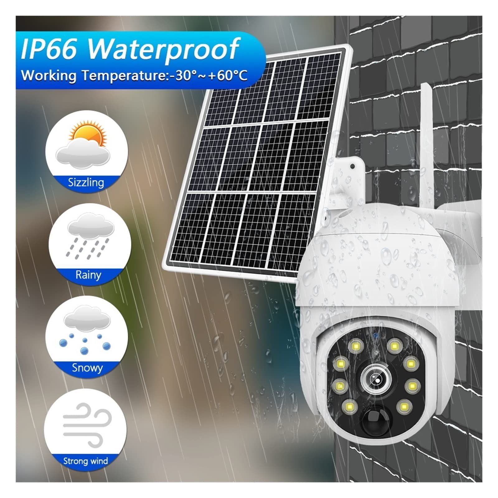 5mp 4G SIM Solar Camera Hospital Security Nigeria