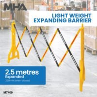 Expandable Plastic Traffic Road Safety Barricade with Warning Signs Nigeria