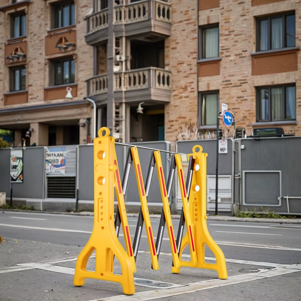 Reflective Expandable Plastic Traffic Road Safety Barricade Nigeria