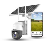 5mp 4G SIM Solar Camera Fence Monitoring Nigeria