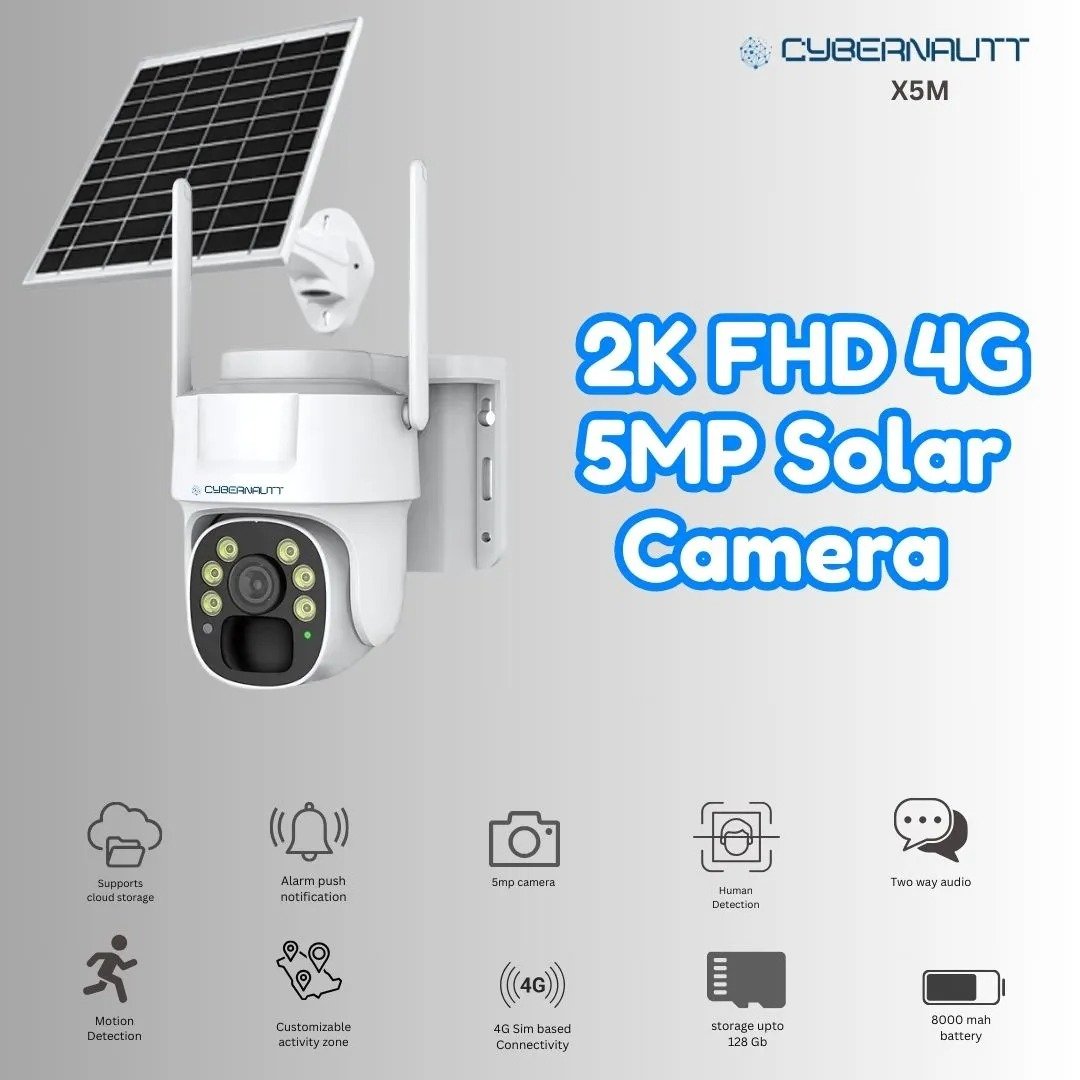 5mp 4G SIM Solar Camera with Motion Detection Nigeria