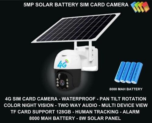 5mp 4G SIM Solar Camera for Warehouse Nigeria
