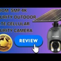 Waterproof 5mp 4G SIM Solar Camera Nigeria